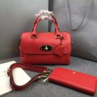 2015 New Mulberry Del Rey Bag in Red Leather